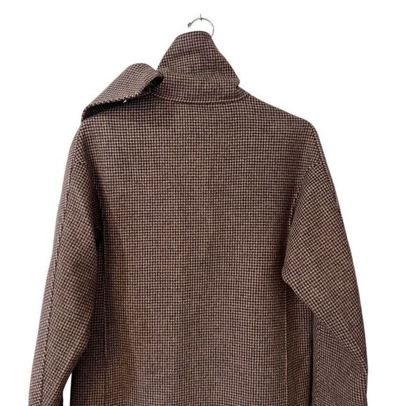 Vanessa Bruno Womens Brown Wool and Cashmere Blend Coat Size 36 Small Oversized - Picture 10 of 16